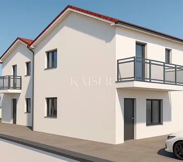 Istra, Buje okolica - praktičan stan sa 3 spavaće sobe u dvojnoj kući 109m2, u izgradnji - cover