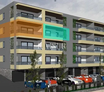 Makarska - Moderan dvosoban stan s lođom u novogradnji - cover