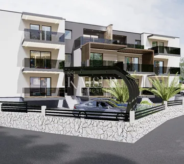 Rijeka, Podmurvice- 3-sobni stan u novogradnji s pogledom na more - cover