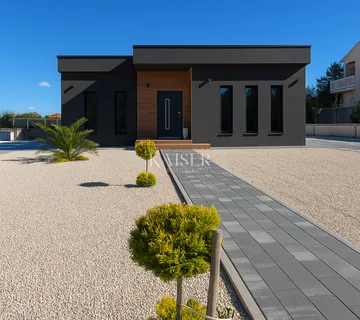 Zadar – Ninski Stanovi | Suvremena prizemnica s bazenom - cover