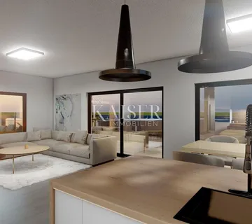 Otok Krk, Vrbnik - apartman 106m2, pogled more - cover