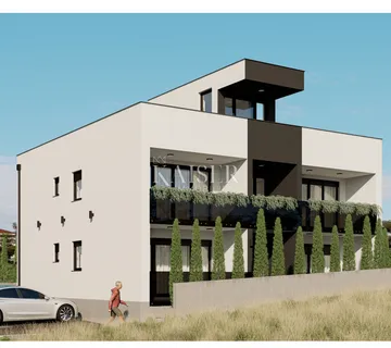 Otok Vir – Stan u novogradnji sa krovnom terasom - cover