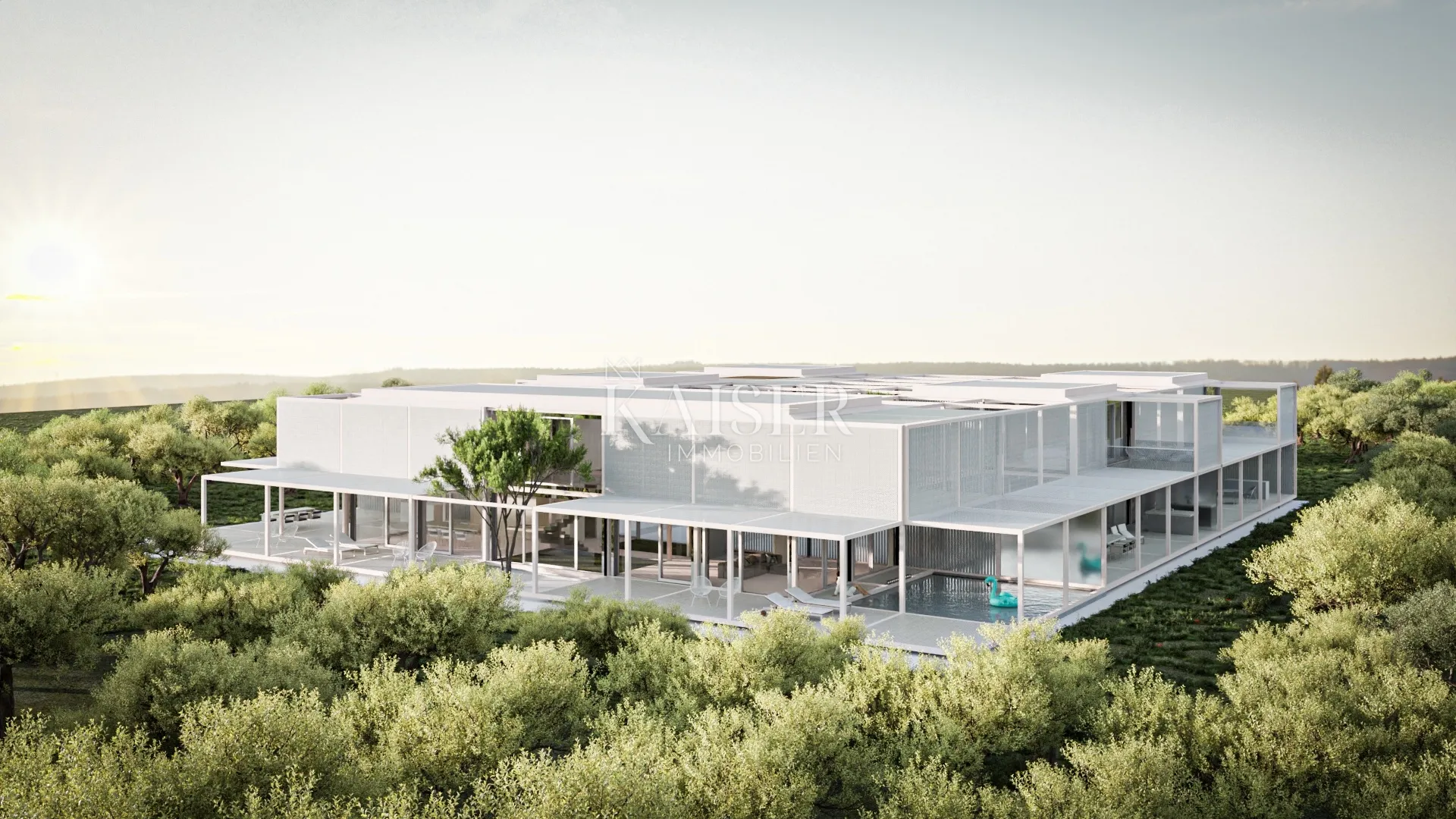 Istra, Umag - futuristička vila s pogledom na more, spoj luksuza i inovacije - cover