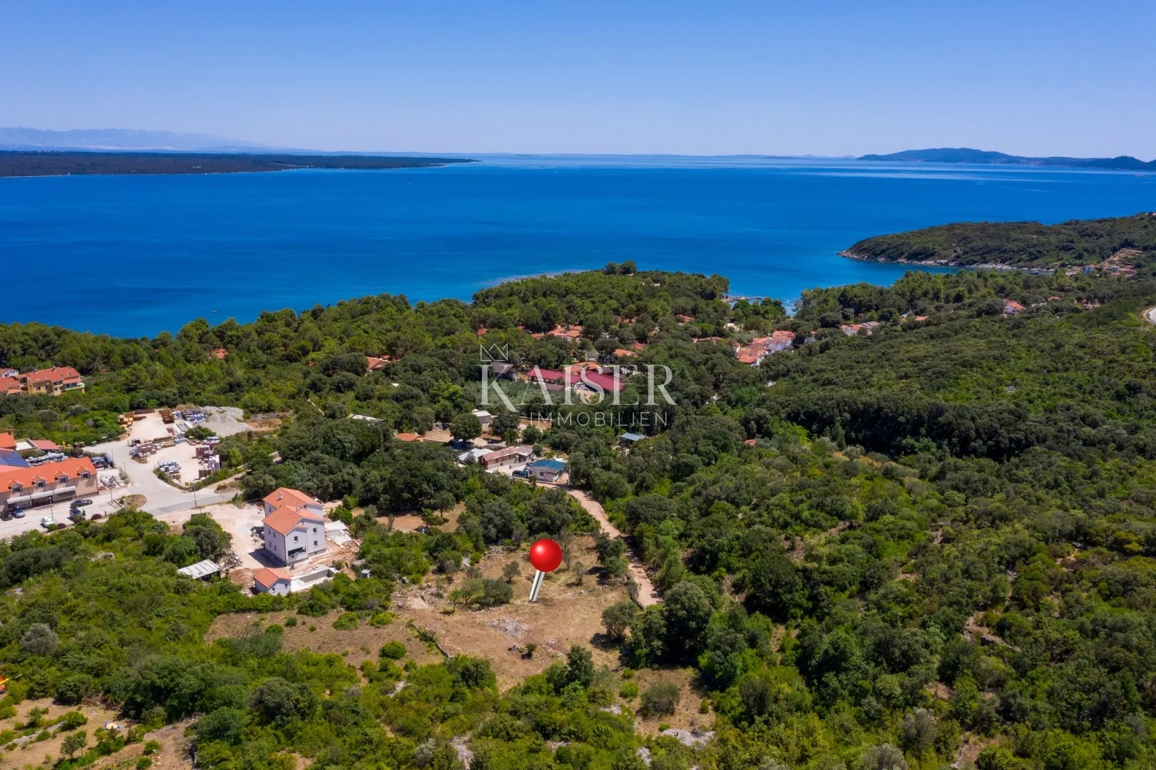Mali Lošinj, Nerezine - prekrasno građevinsko zemljište 1.278m2 - cover