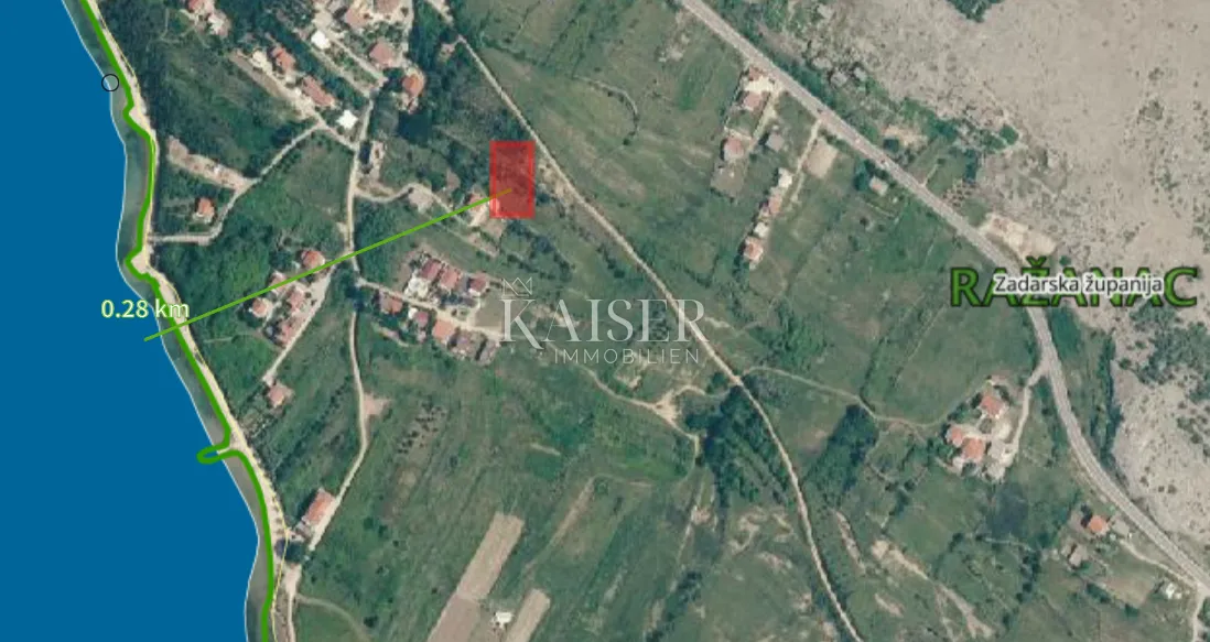 Rtina,Zadar - Ekskluzivno građevinsko zemljište od 2.000 m² s otvorenim pogledom na more - cover