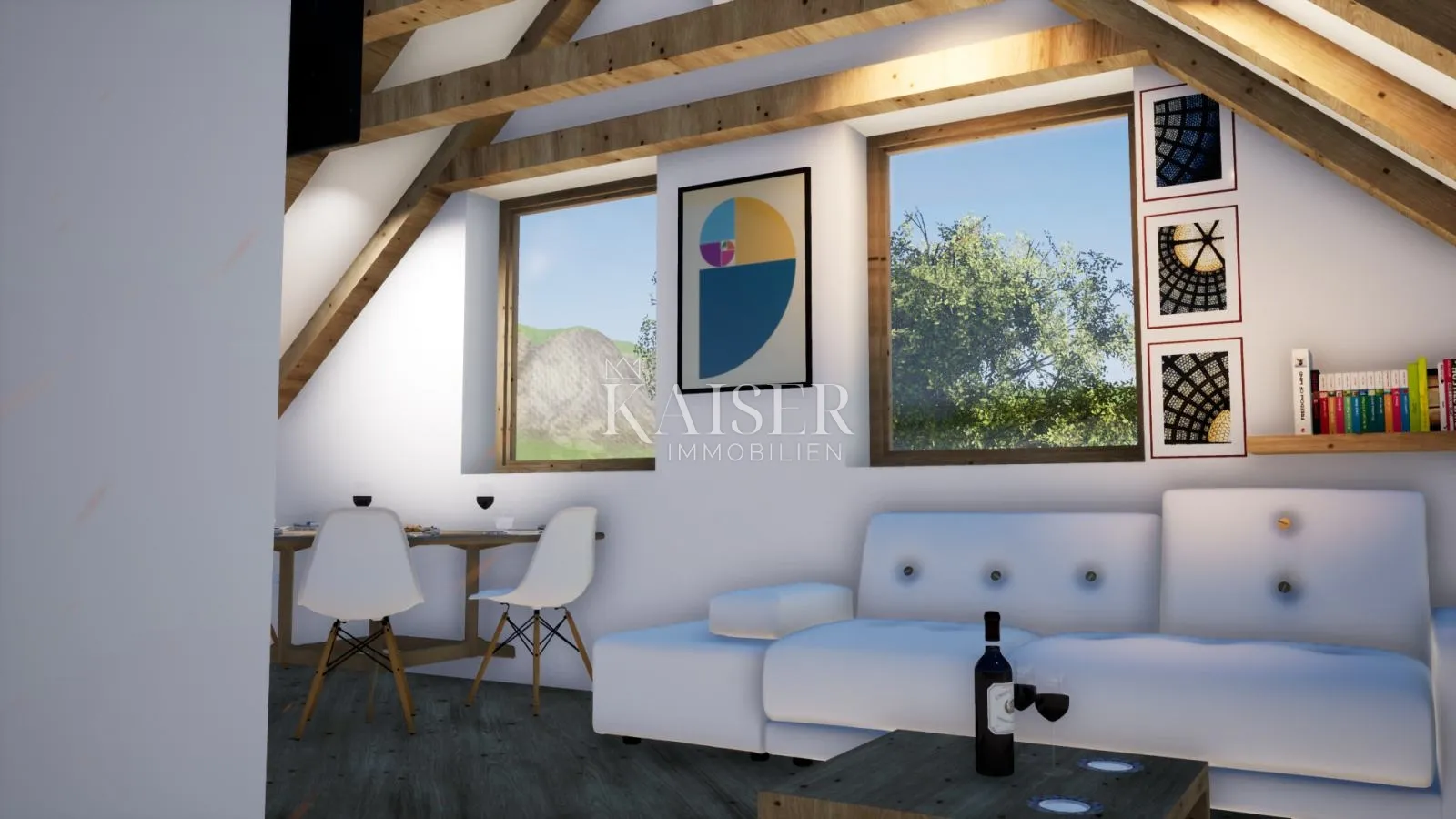 Gorski kotar, Lokve - stan, 2B+DB, 45m2 u visokom potkrovlju - cover