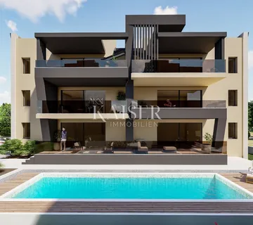 Sukošan, Zadar - Trosobni stan u prizemlju s bazenom, 150 m od mora - cover