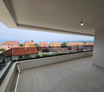 Malinska - apartman u izgradnji 80m2, pogled more - cover
