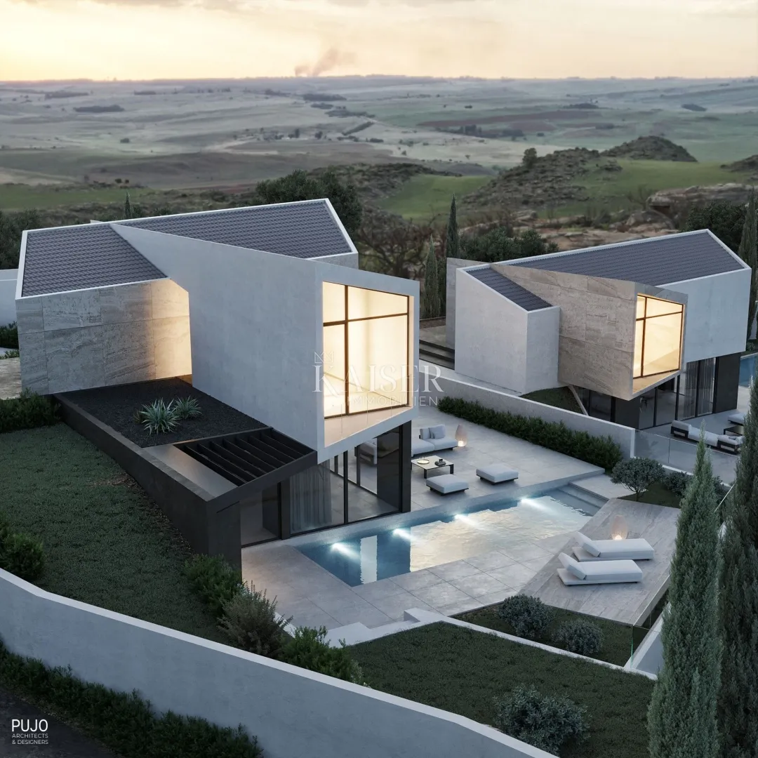 Istra, Pićan - luksuzna obiteljska vila s bazenom i pogledom na prirodu - cover