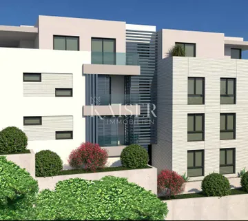 Primošten -  Jedinstven stan s vrtom od 100 m² na prvom katu, 20m do mora - cover