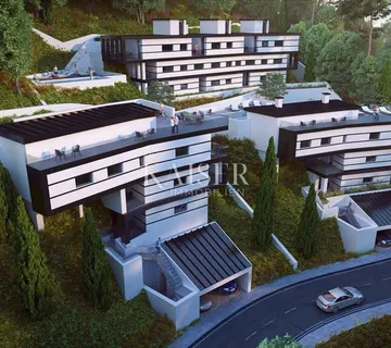 Opatijska rivijer - atraktivno zemljište s dozvolom za stambeni projekt - Liganj, Lovran