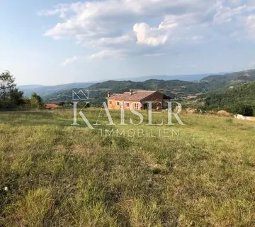 Istra, Pazin - građevinsko zemljište s pogledom na jezero Butoniga - Butoniga, Pazin