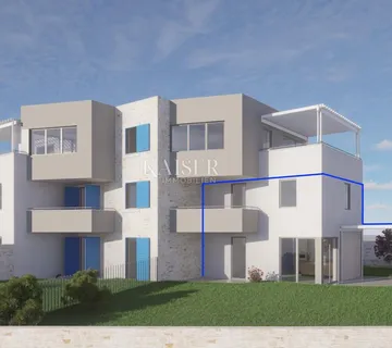 Novi Vinodolski – Dvoetažni stan u novogradnji 250 m od plaže (S3) - cover