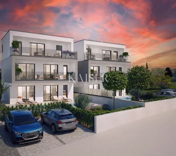 Istra, Poreč, dvojna kuća s bazenom, pogled - cover