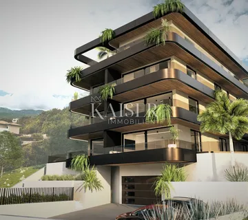 Opatija-Ičići, ekskluzivni trosoban stan s privatnim vrtom i panoramskim pogledom na more - cover