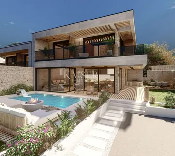 Istra, Umag - luksuzna vila 100 m od mora