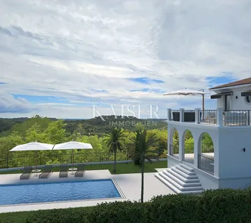 Istra, Buje - luksuzna vila sa vinskim podrumom, sobom za zabavu, kinom...pogled more i maslinici - cover