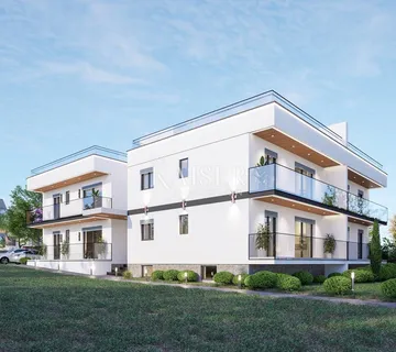 Istra, Umag, stan 66,45 m2, pogled na more, novogradnja