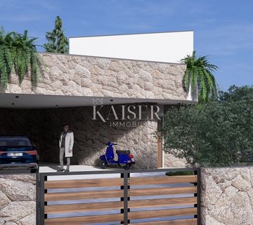 Otok Krk, Žgaljići -  građevinsko zemljište 500m2 s projektom za obiteljsku kuću - cover