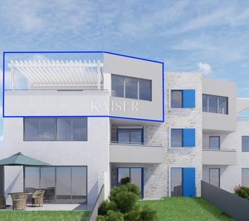 Novi Vinodolski – Dvoetažni stan u novogradnji 250 m od plaže (S5) - cover