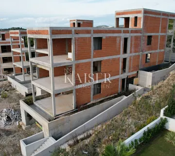 Jedinstveni dvoetažni penthouse (S4) s krovnom terasom i panoramskim pogledom na more, Mandalina - Šibenik