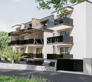 Rijeka, Podmurvice- moderan 2-soban stan s pogledom na more i parkingom - cover