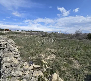 Rtina, Zadar - Građevinsko zemljište s pogledom na more 250 m od plaže - cover