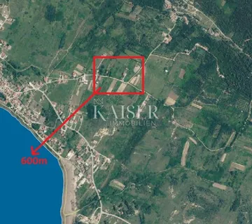 Zadar, Ražanac - Građevinsko zemljište blizu pješčane plaže sa pogledom na more - cover