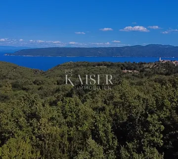 Opatija, Brseč - građevinsko zemljište, 1 286 m2, 2 km od plaže - Brseč, Mošćenička Draga
