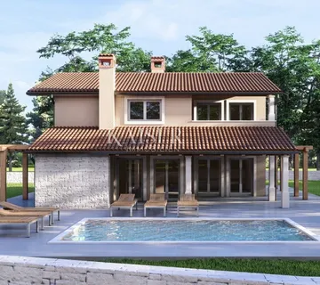 Istra - Barban, samostojeća vila sa bazenom