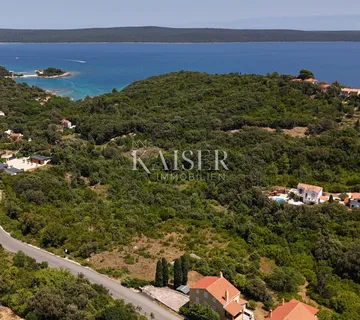 Mali Lošinj, Sveti Jakov - zemljište 2000 m2 s pogledom na more - Sveti Jakov, Mali Lošinj