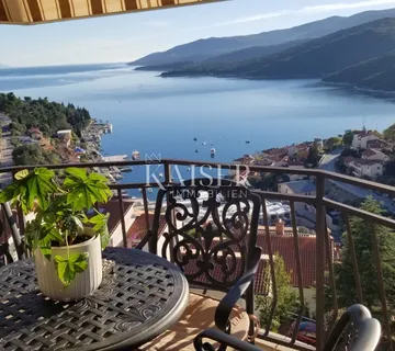 Istra, Rabac – Penthouse s jedinstvenim pogledom na more, mirna lokacija, blizu plaže - Rabac, Labin