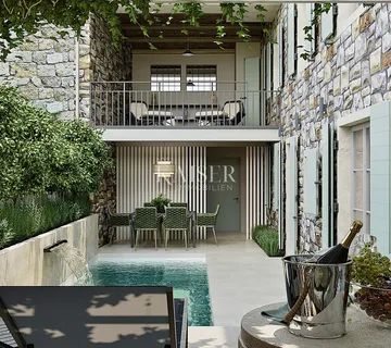 Istra, Poreč okolica- Autentična istarska vila 183m2 s bazenom i saunom