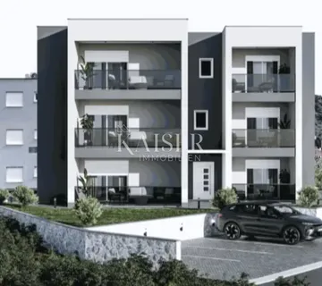 Rogoznica, Šibenik -Moderan jednosoban apartman s lođom u novogradnji - cover