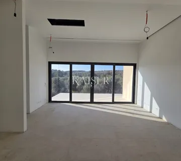 Otok Krk, Krk - dvoetažni stan u izgradnji s pogledom na more 79 m2 - cover