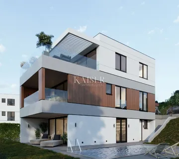 Lovran, Liganj- Luksuzni stan sa otvorenim pogledo na more - Liganj, Lovran