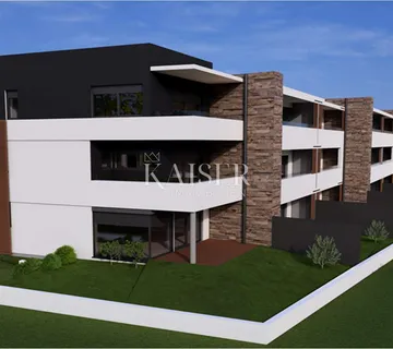 Umag, Istra, kuća u nizu u novogradnji sa pogledom na more - cover