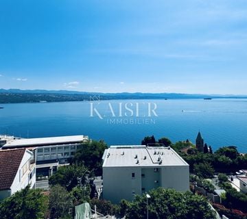 Opatija – Idiličan stan s terasom, fantastičnim pogledom i duplom garažom  - cover