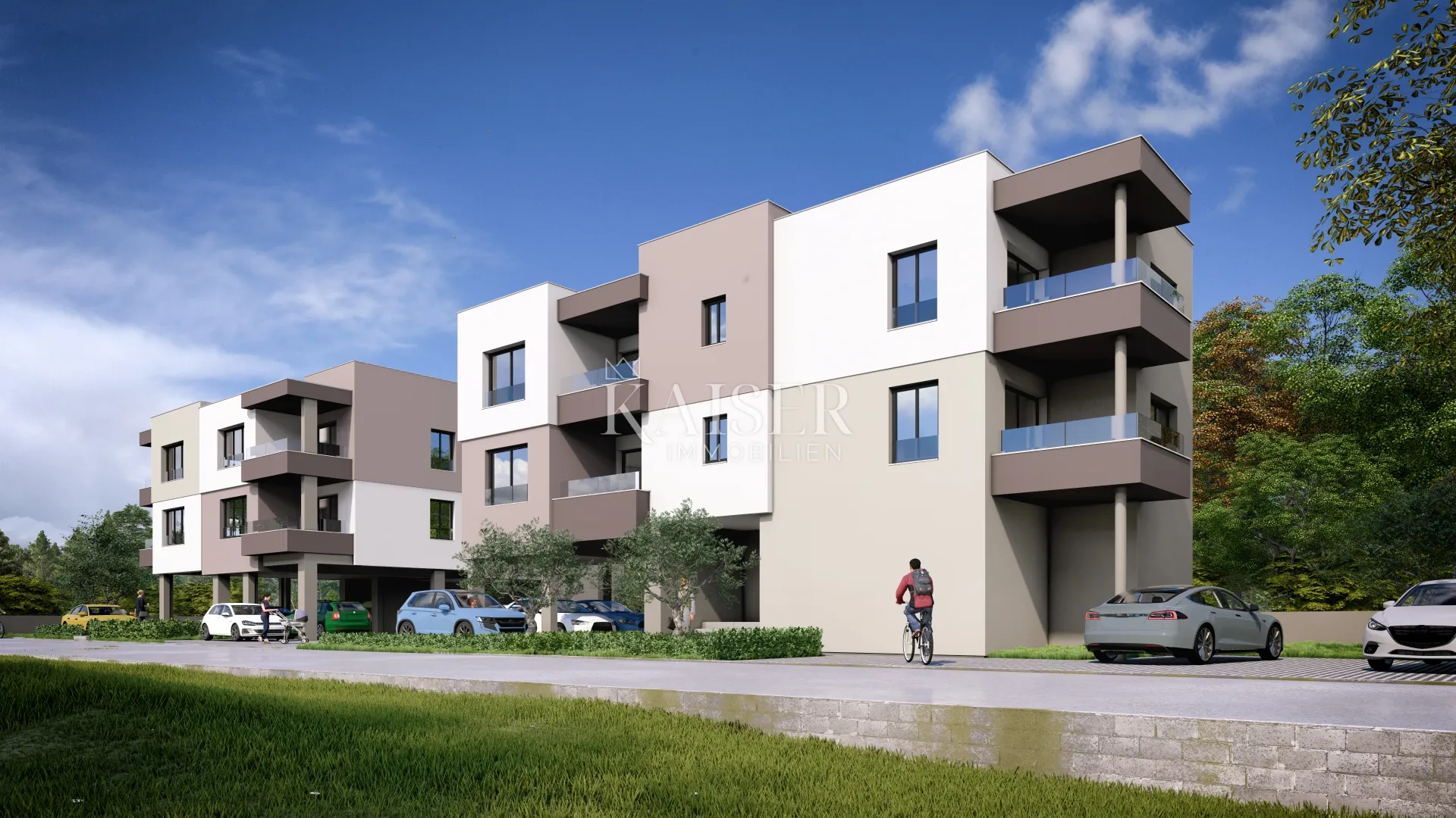 Šibenik, Brodarica – jednosoban stan 62,87 m2 u novogradnji u blizini plaže Rezalište - cover