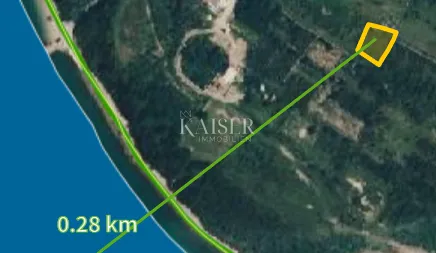 Rtina, Zadar - Građevinsko zemljište s pogledom na more 250 m od plaže - cover