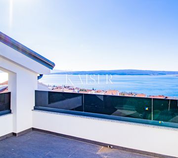 Crikvenica, Dramalj - prekrasan dvoetažni stan u novogradnji sa pogledom na more - cover