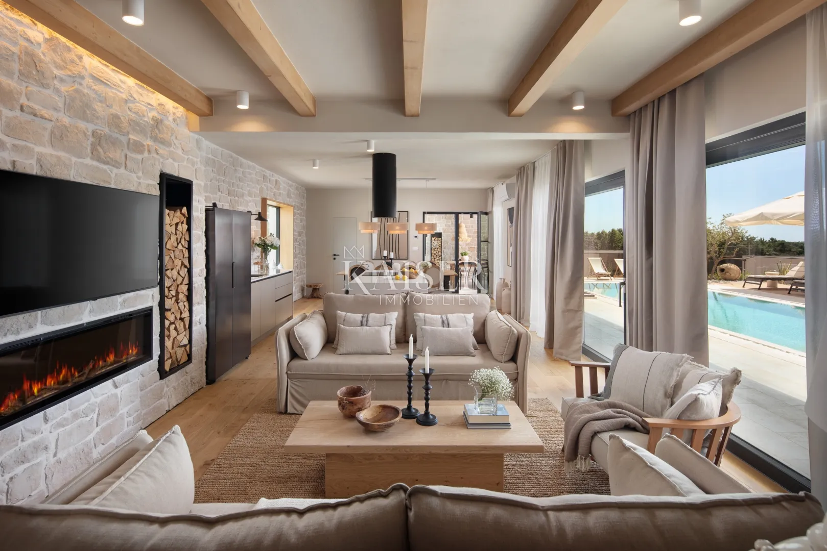 Istra, Tinjan - spektakularna dizajnerska vila s bazenom - cover