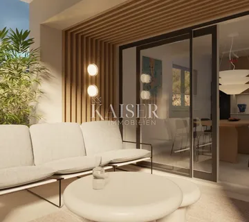 Istra, Medulin- luksuzni stan 59m2 uz more s okućnicom - cover