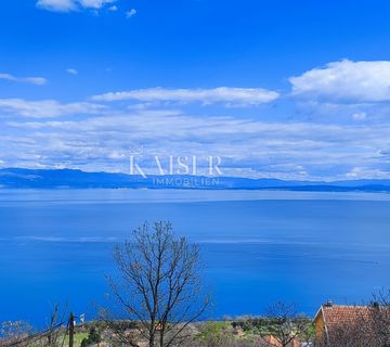 Mošćenice - zemljište s panoramskim pogledom na more, 2 250 m2 - cover
