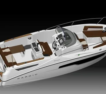 KARNIC 7.15 m (SL651) - otvoreni pramac/KABINA u konzoli, model 2024 - Makarska