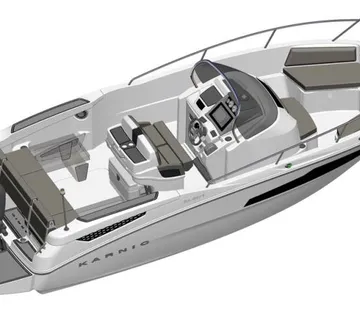 KARNIC 6.70 m (SL601) - otvoreni pramac/KABINA u konzoli, model 2024 - cover