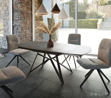Produljivi stol Carlow 130/200x90cm, Materijal: Keramika - cover