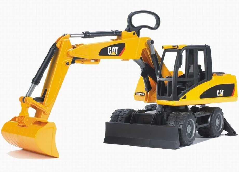 Bruder bager CAT excavator sa kotačima - cover