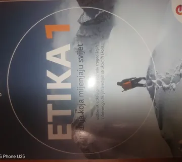 Prodajem novu knjigu iz etike za srednju školu - cover