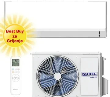 KOREL KLIMA UREĐAJ 3,5kW KSAZ-12DCEG - ZENIT, za prostor do 35m2, A+++ energetska klasa, Wi-Fi, R32 - Zagreb